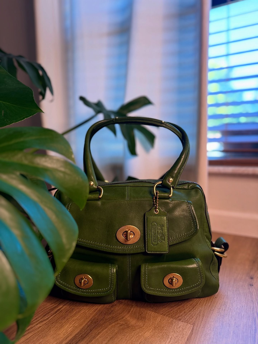 Vintage Legacy Bag In Rare Green