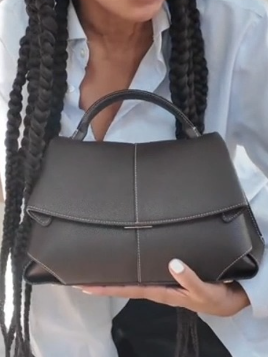 Calf Leather Hand Bag