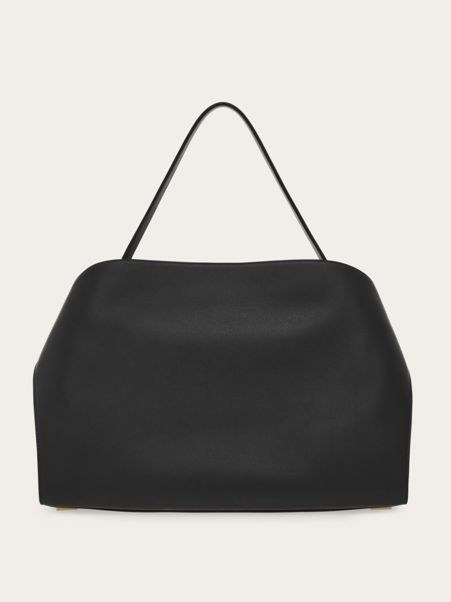Large Soft Bicolor Shoulder Bag