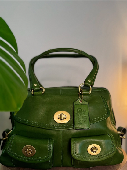 Vintage Legacy Bag In Rare Green