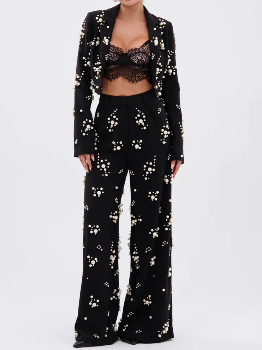 OLD FLAME EMBELLISHED SUIT