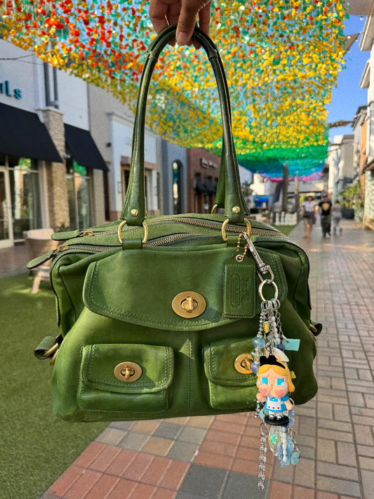 Vintage Legacy Bag In Rare Green