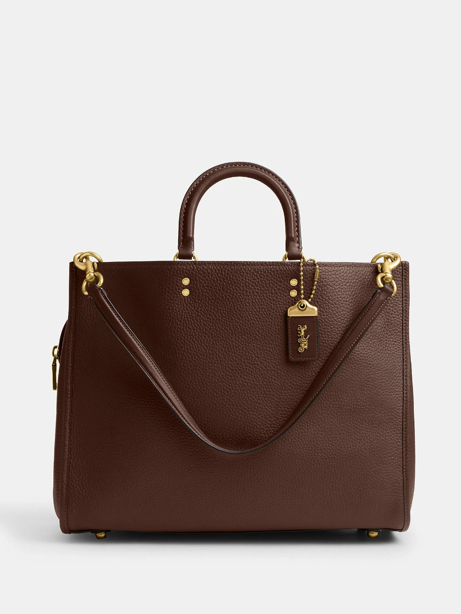Two Open Compartments Leather Bag