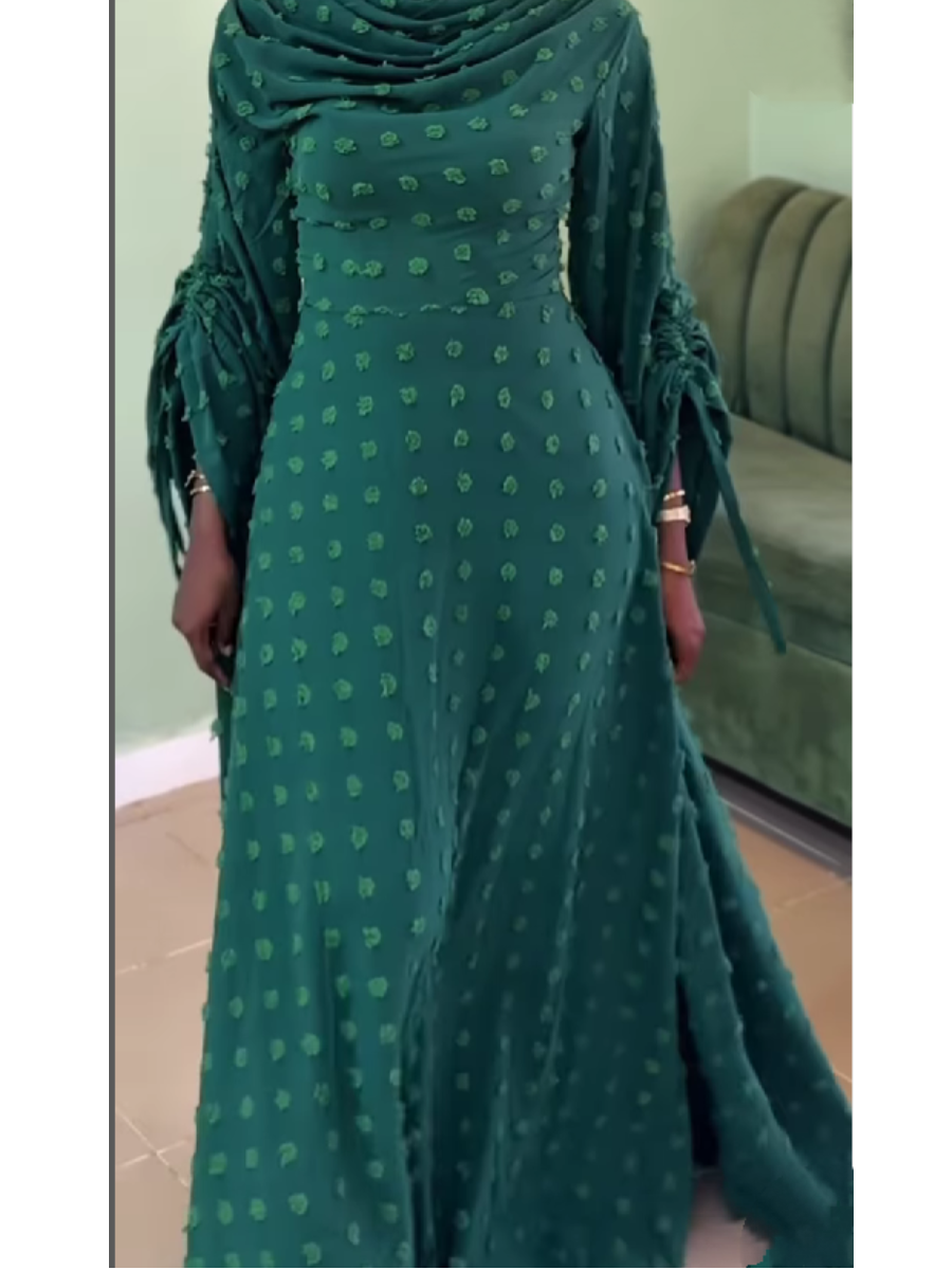 Multicolor Drawstring Evening Dress