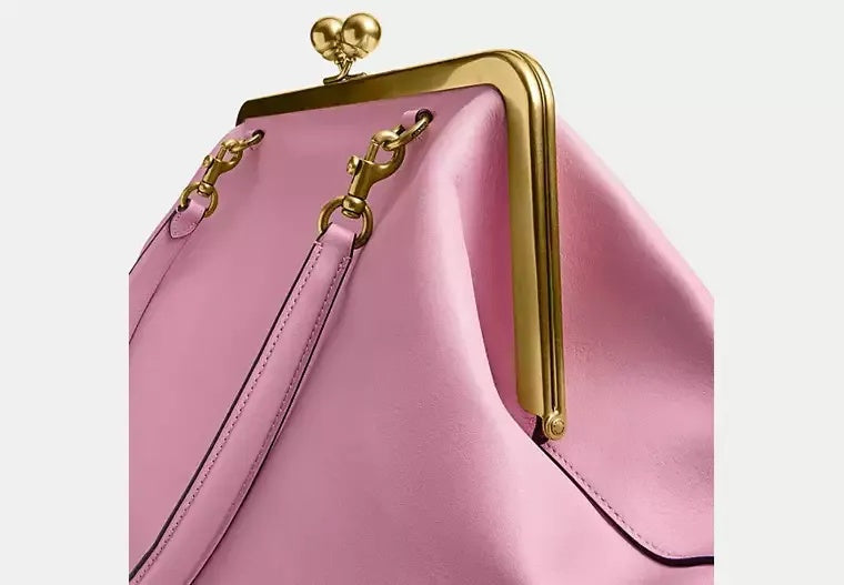 Rose Kisslock Frame Bag